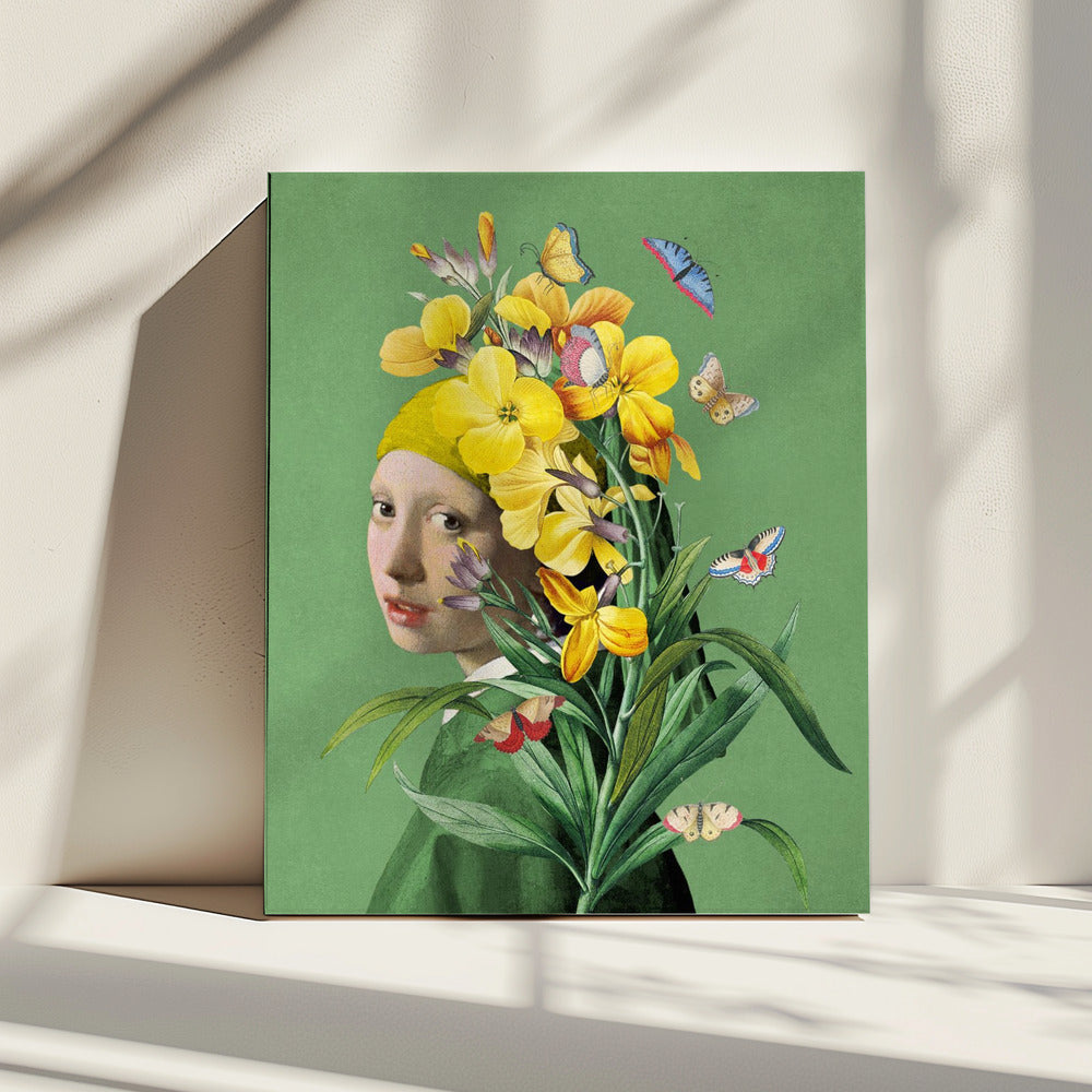 Girl With Pearl Earring the Springtime Edition Ii | Canvas