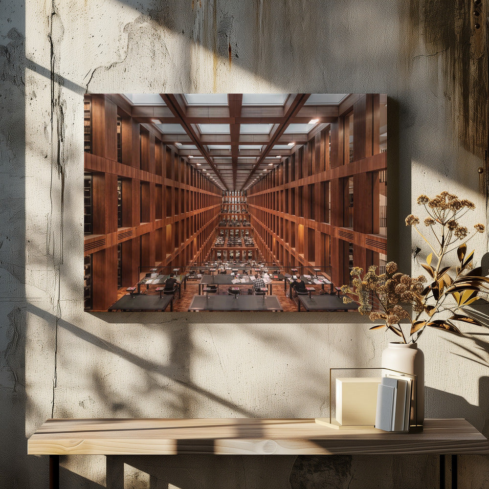 Library in Berlin. | Canvas