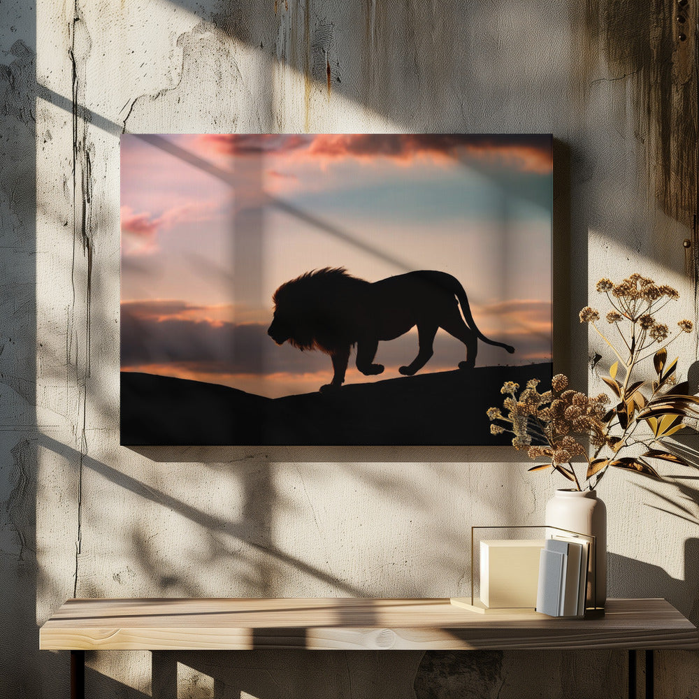 Sunset in the Serengeti | Canvas