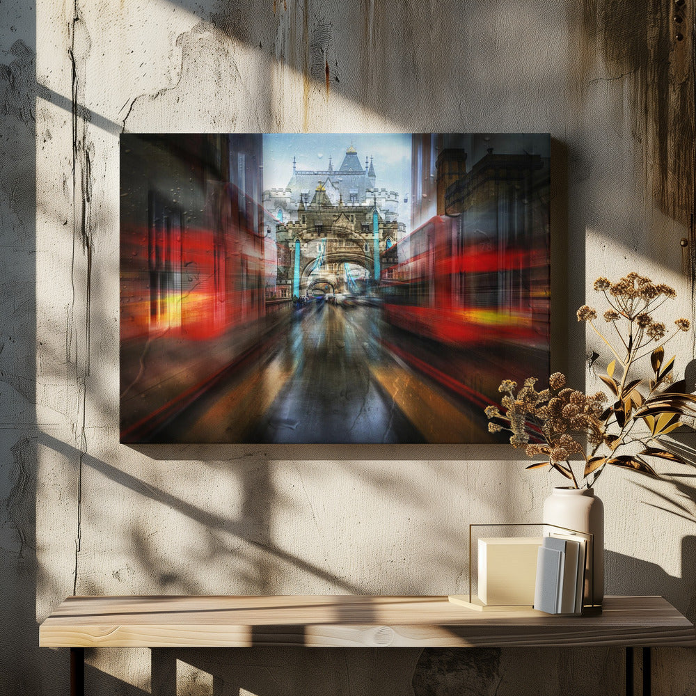 The red bus | Canvas