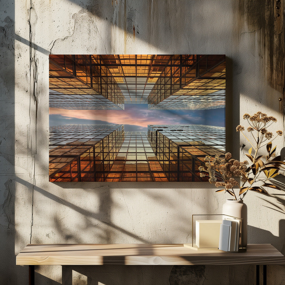 Golden Mirrors | Canvas
