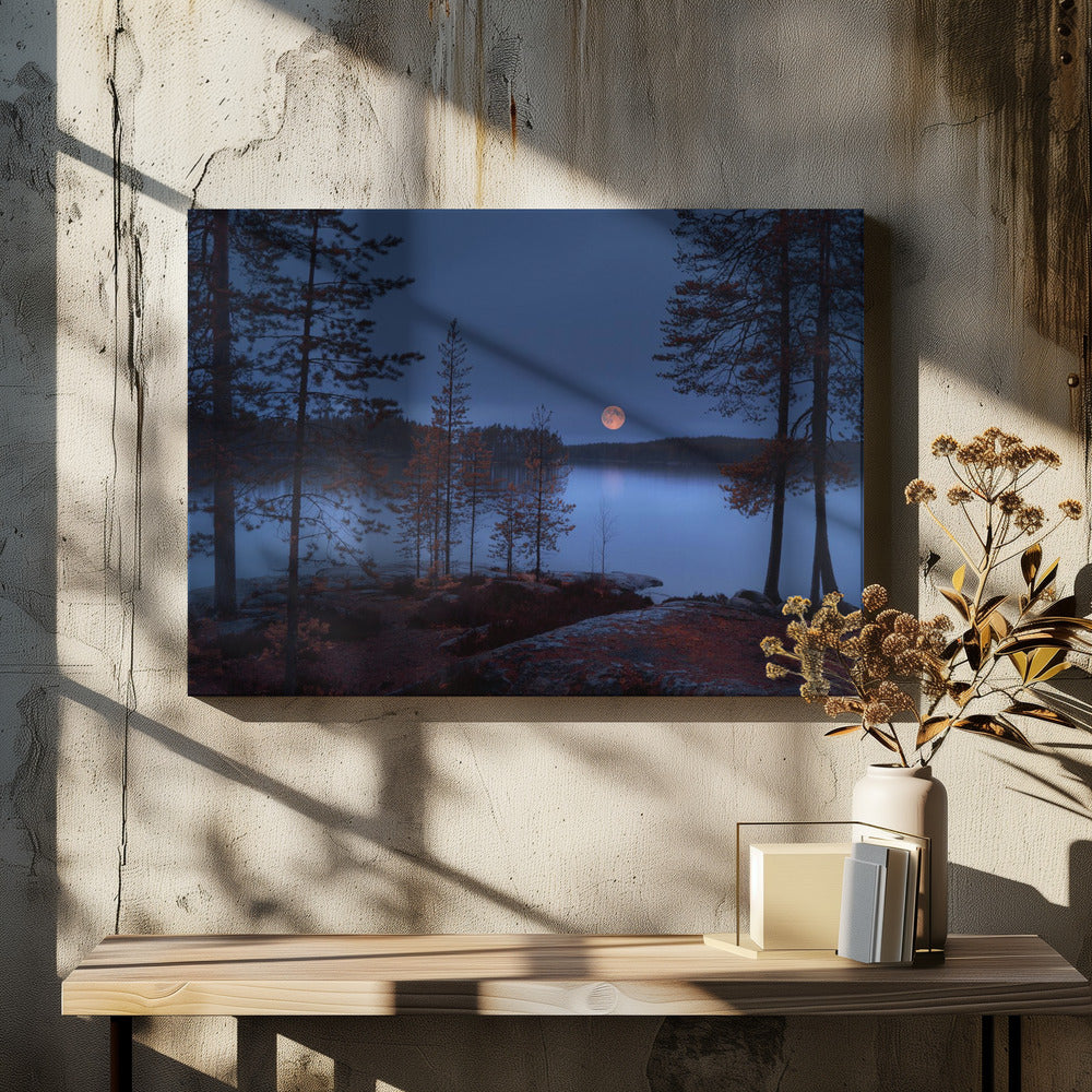 Red Moon | Canvas