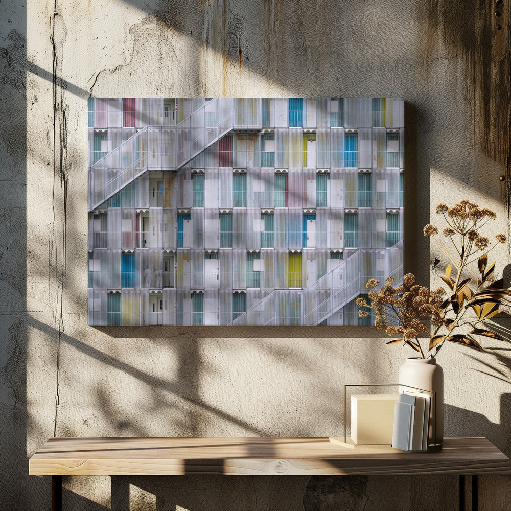 Pastel Color Doors | Canvas