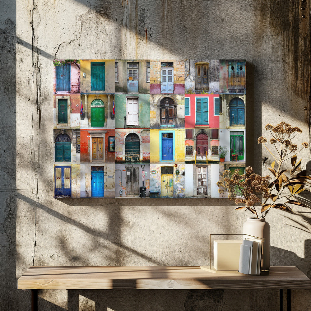 Twenty Four Doors | Canvas