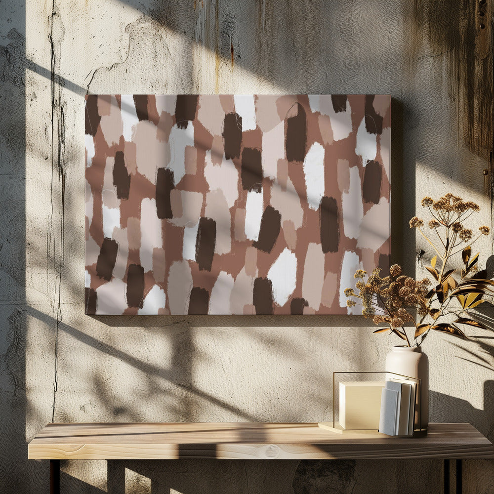 Earthy Brushstrokes | Canvas