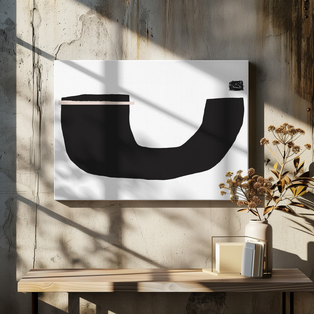 Black Geometric Shapes | Canvas