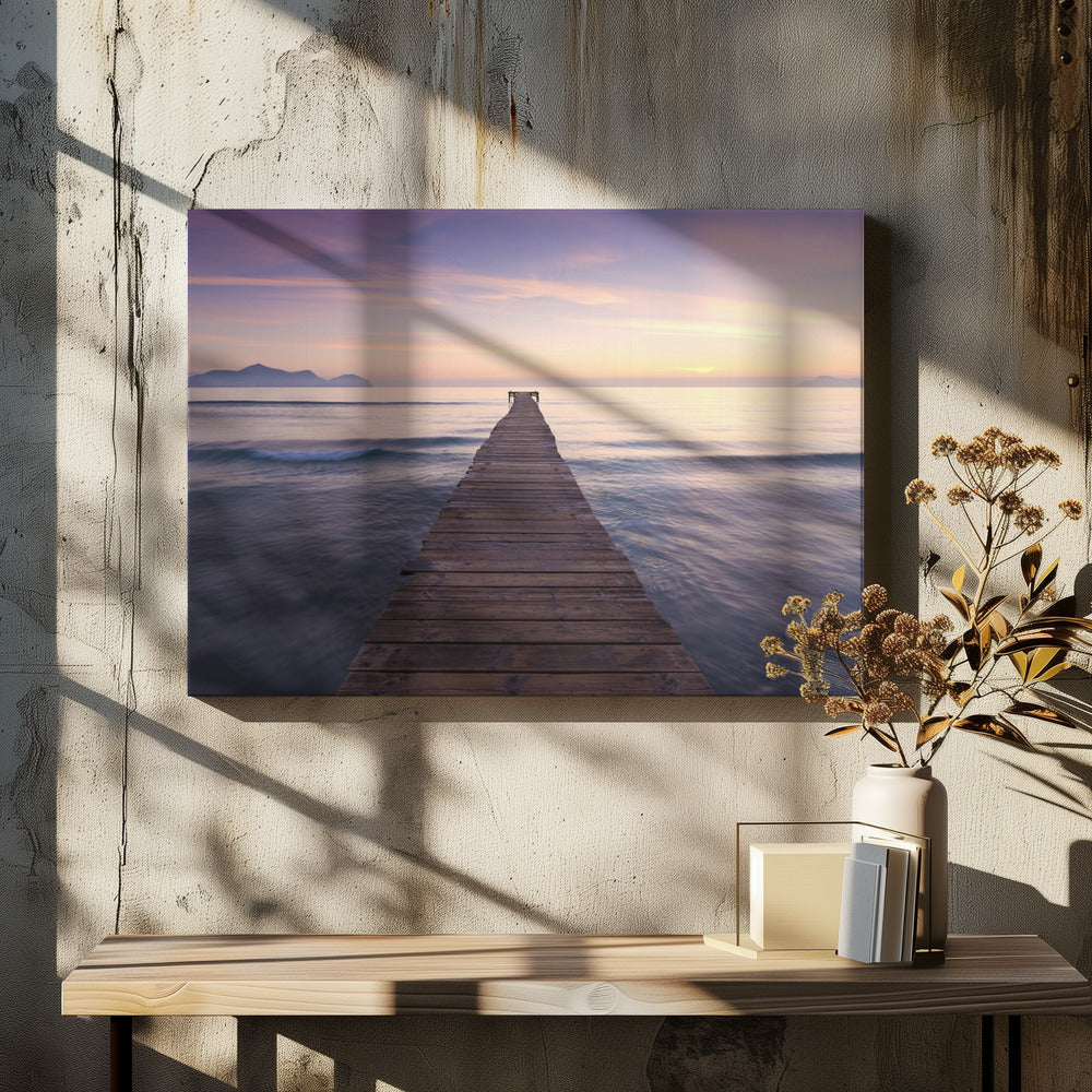 Purple Jetty | Canvas