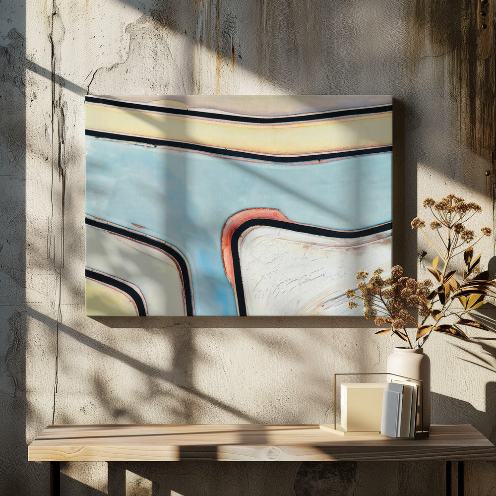 Lithium salt pool abstract | Canvas