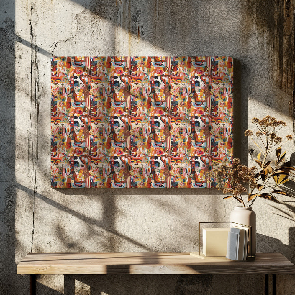 Vibrant Mosaic Flow | Canvas