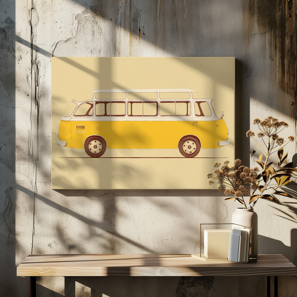 Yellow Van | Canvas