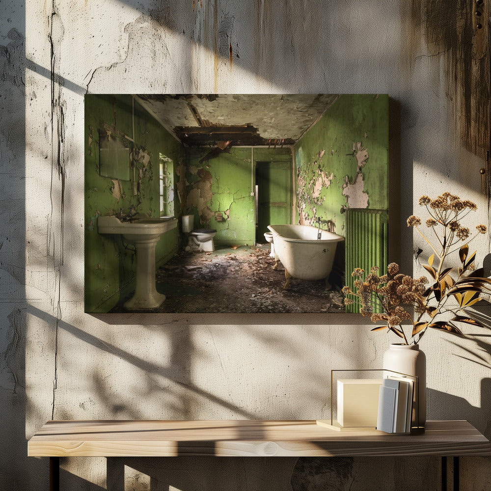 Green Bathroom | Canvas