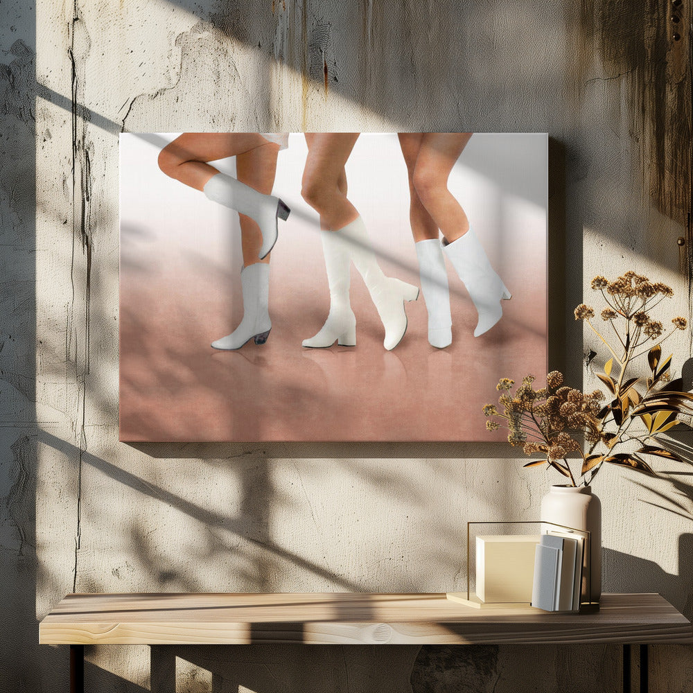 Boots in Motion | Canvas