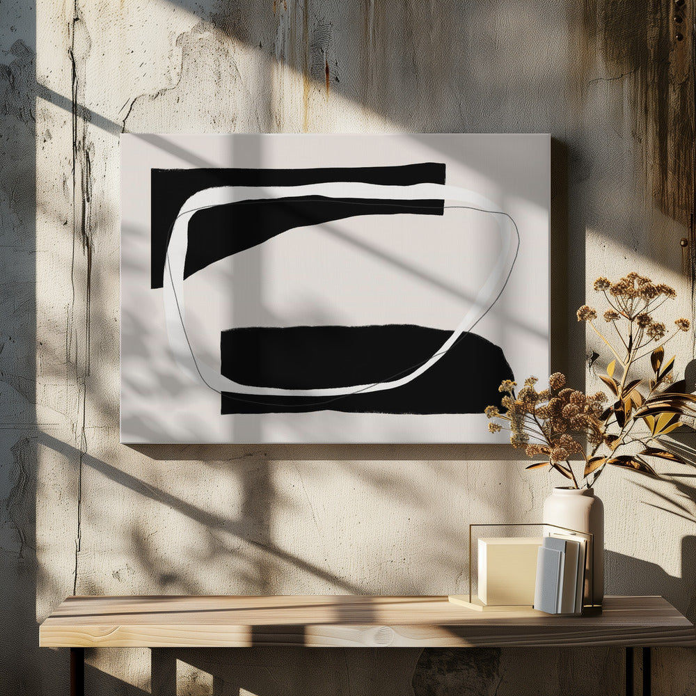 Monochrome Flow | Canvas