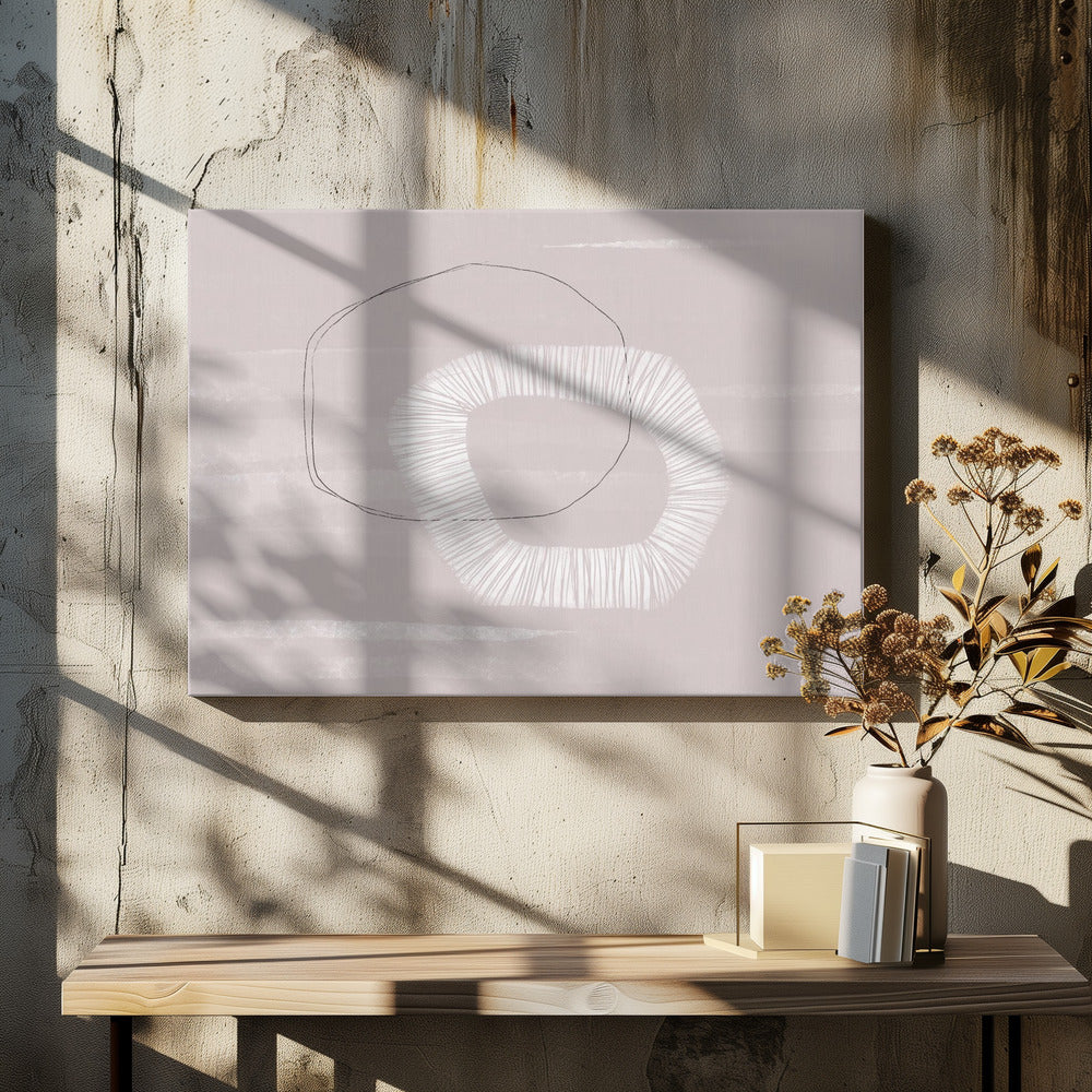 Soft Geometric Dance | Canvas