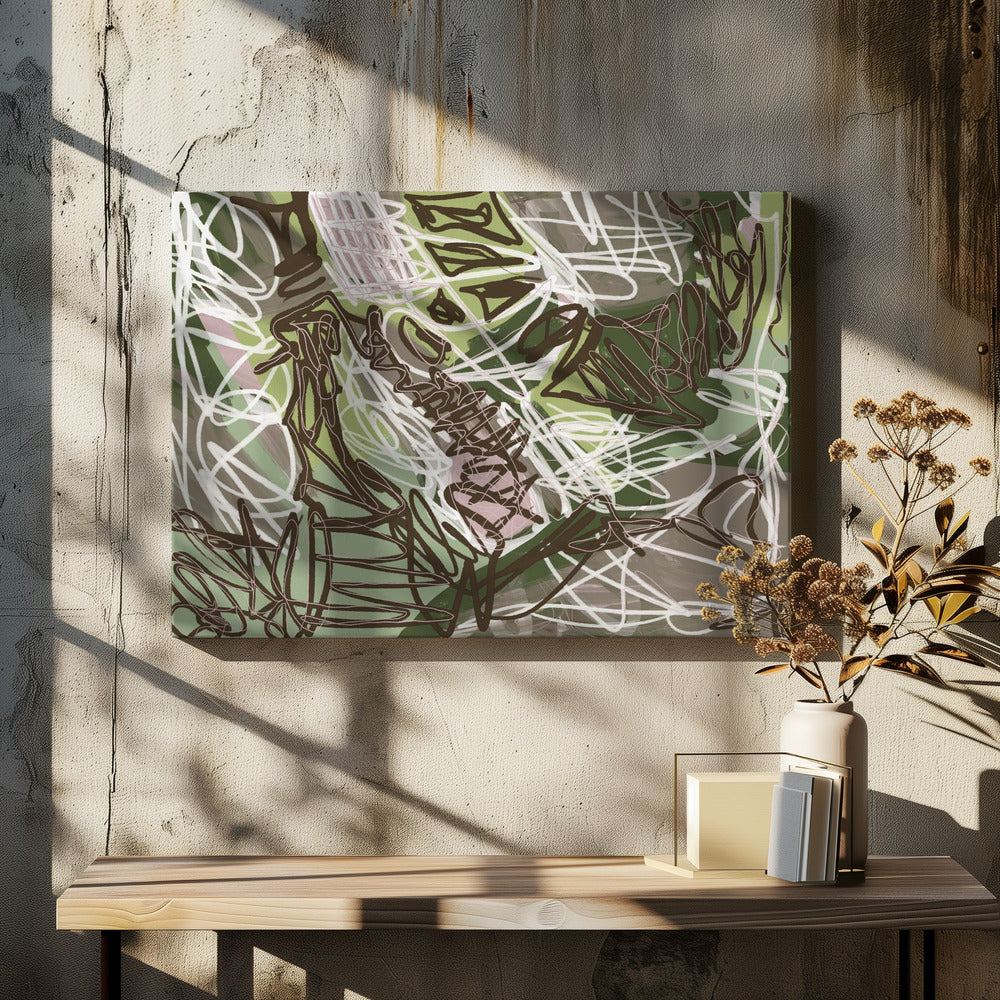 Scribble Abstract | Canvas