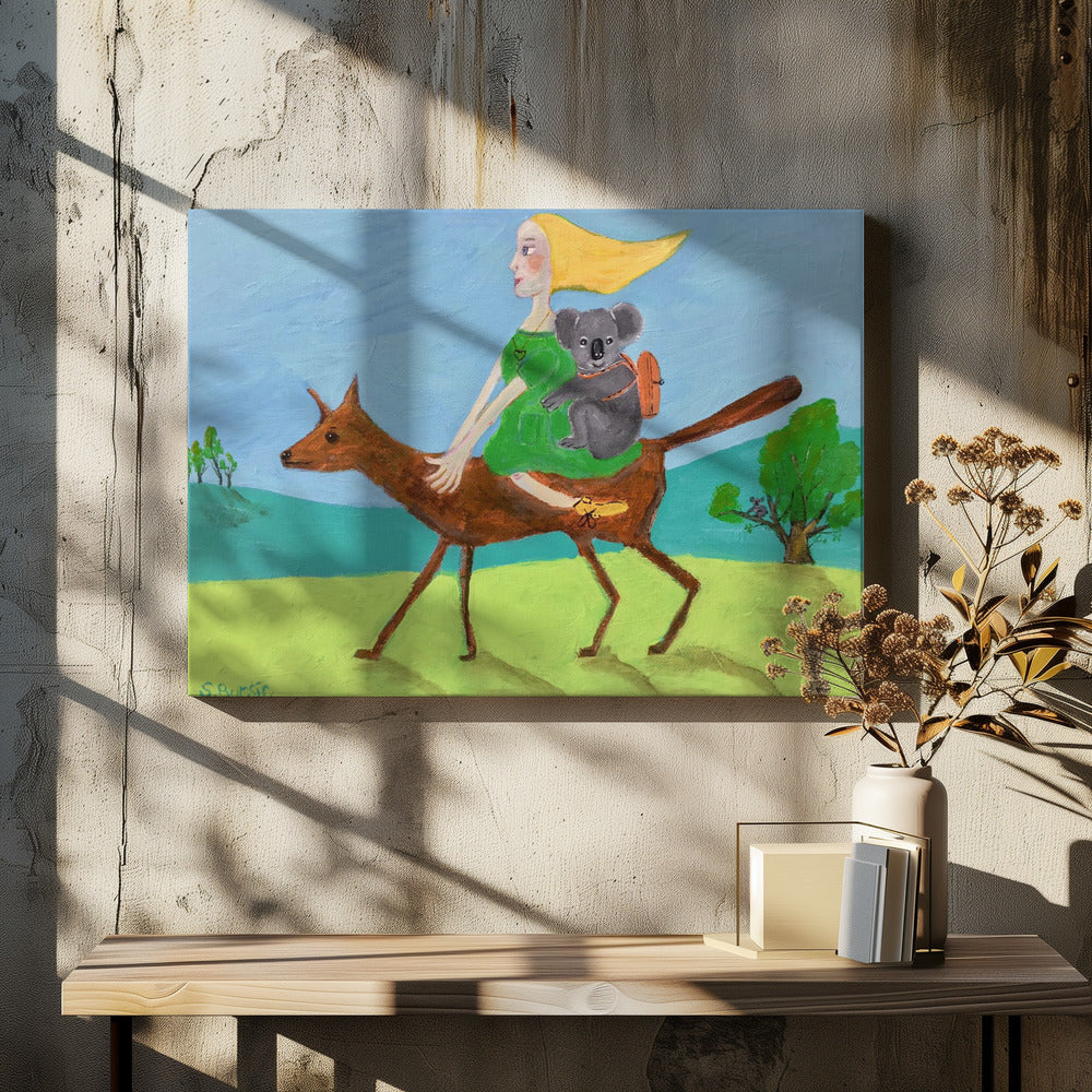 Off on an adventure. | Canvas