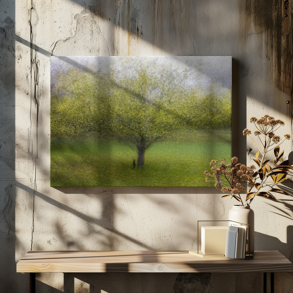 The Cat by the Tree | Canvas