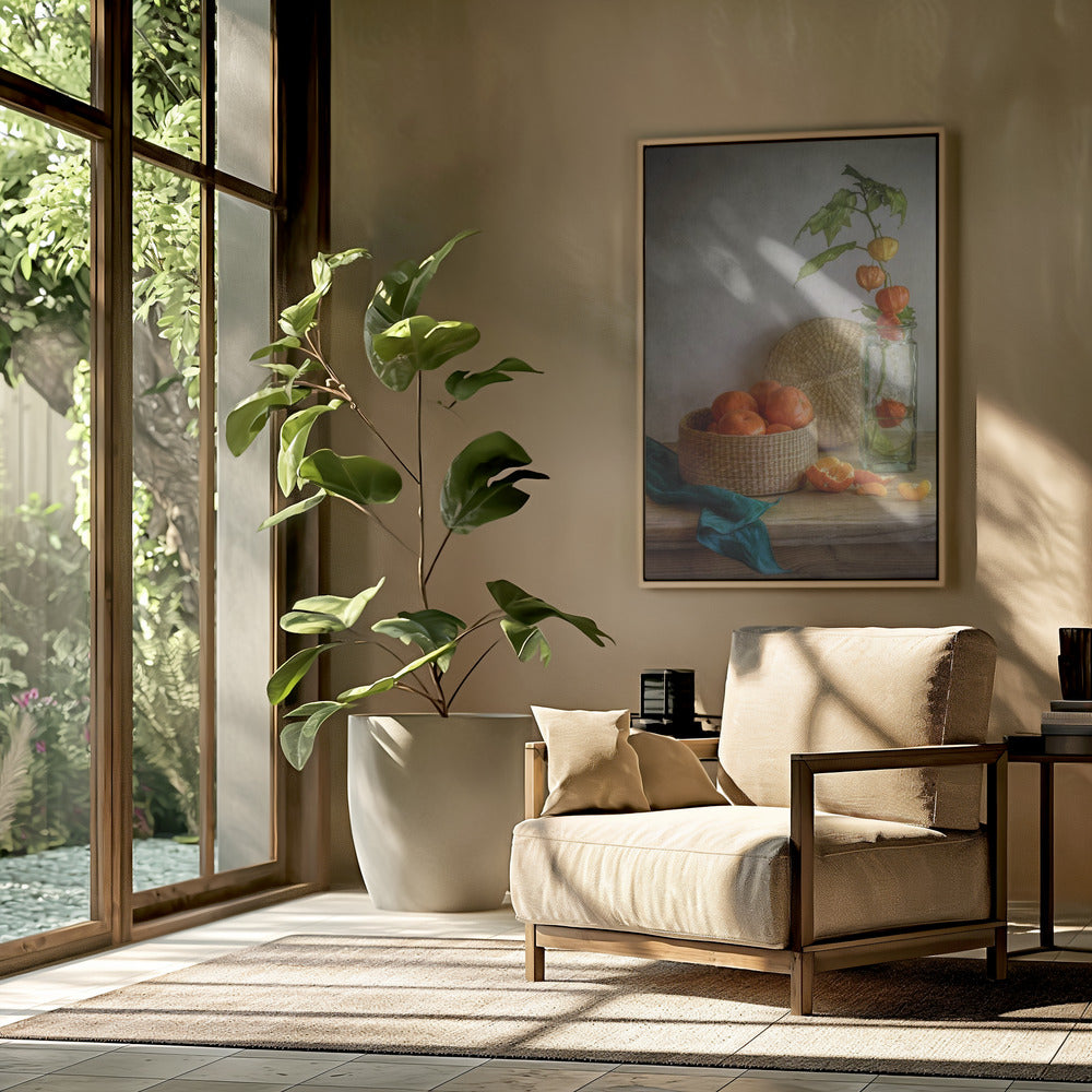 Still life with Clementines | Poster