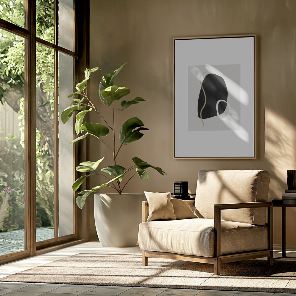 Bold Black Shapes | Poster