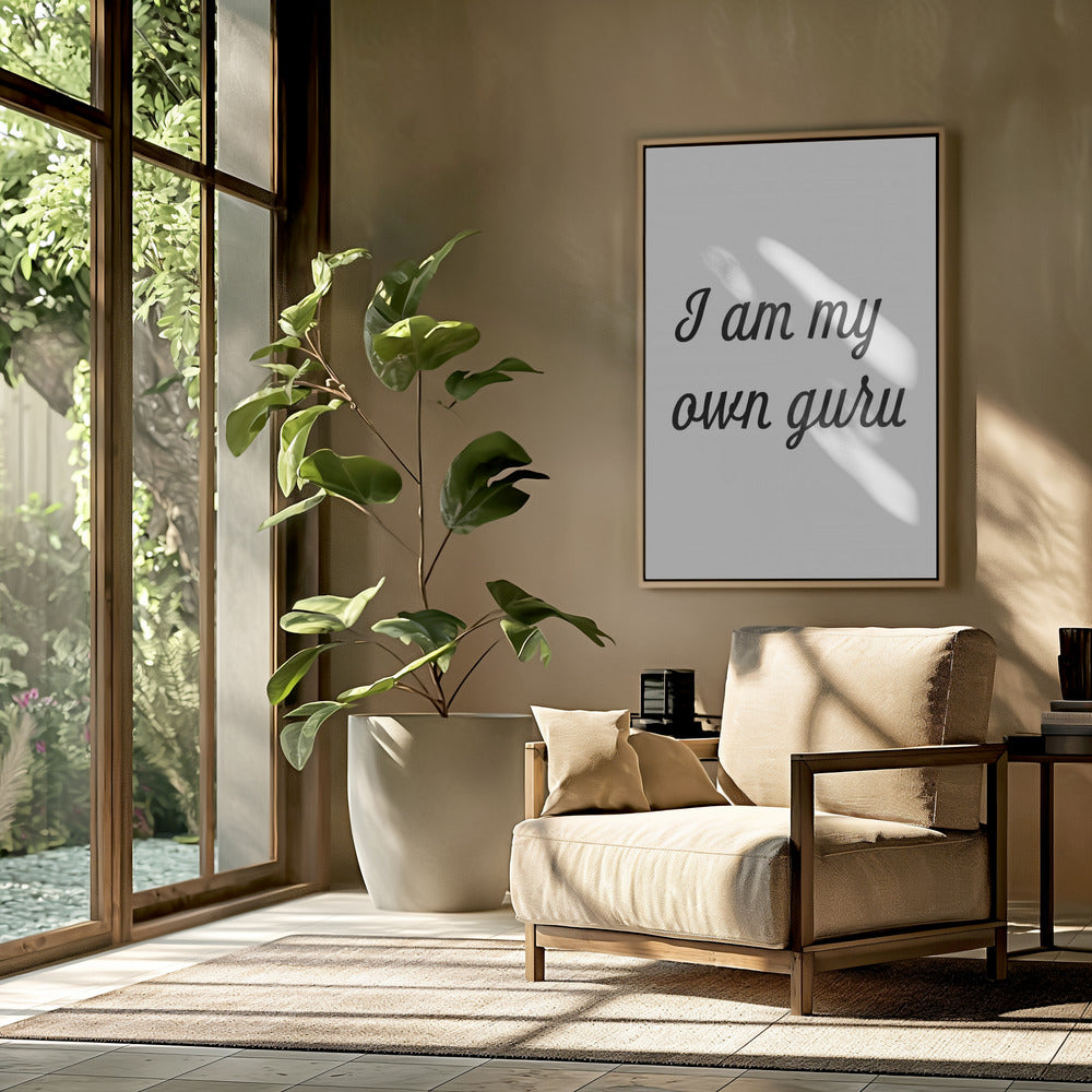 I am my own guru | Poster