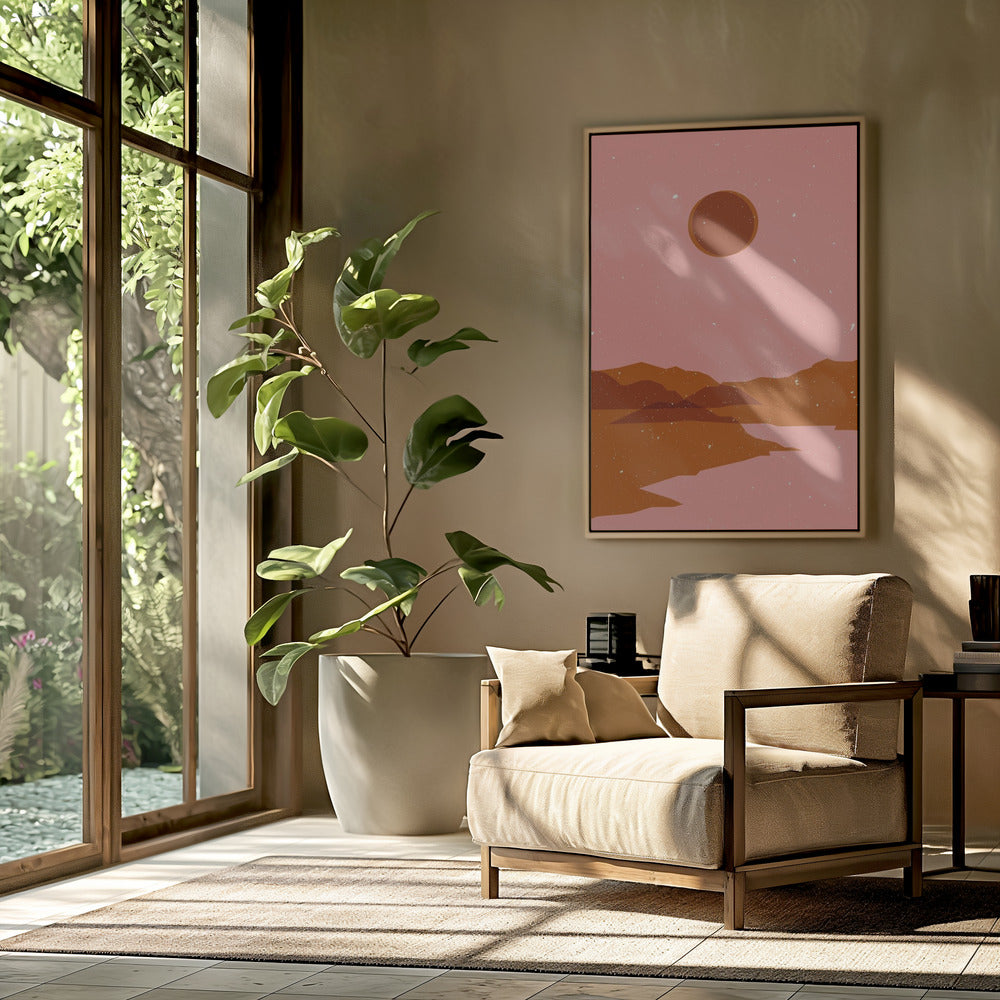 Moon landscape | Poster