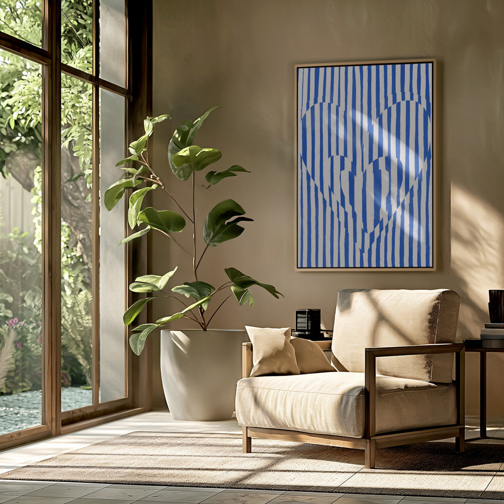Heartbeat Stripes | Poster