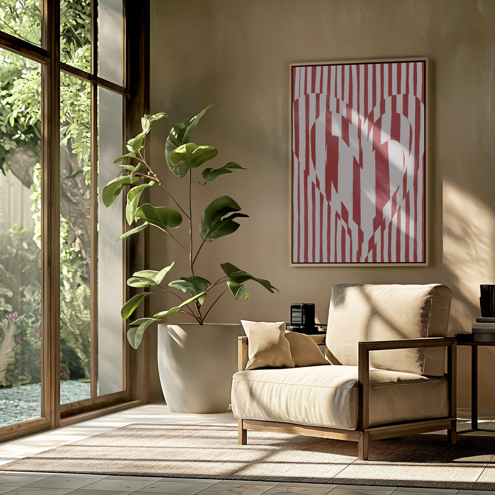 Heart in Stripes | Poster