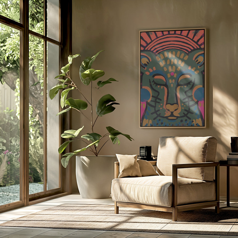 Vibrant Feline Dream | Poster
