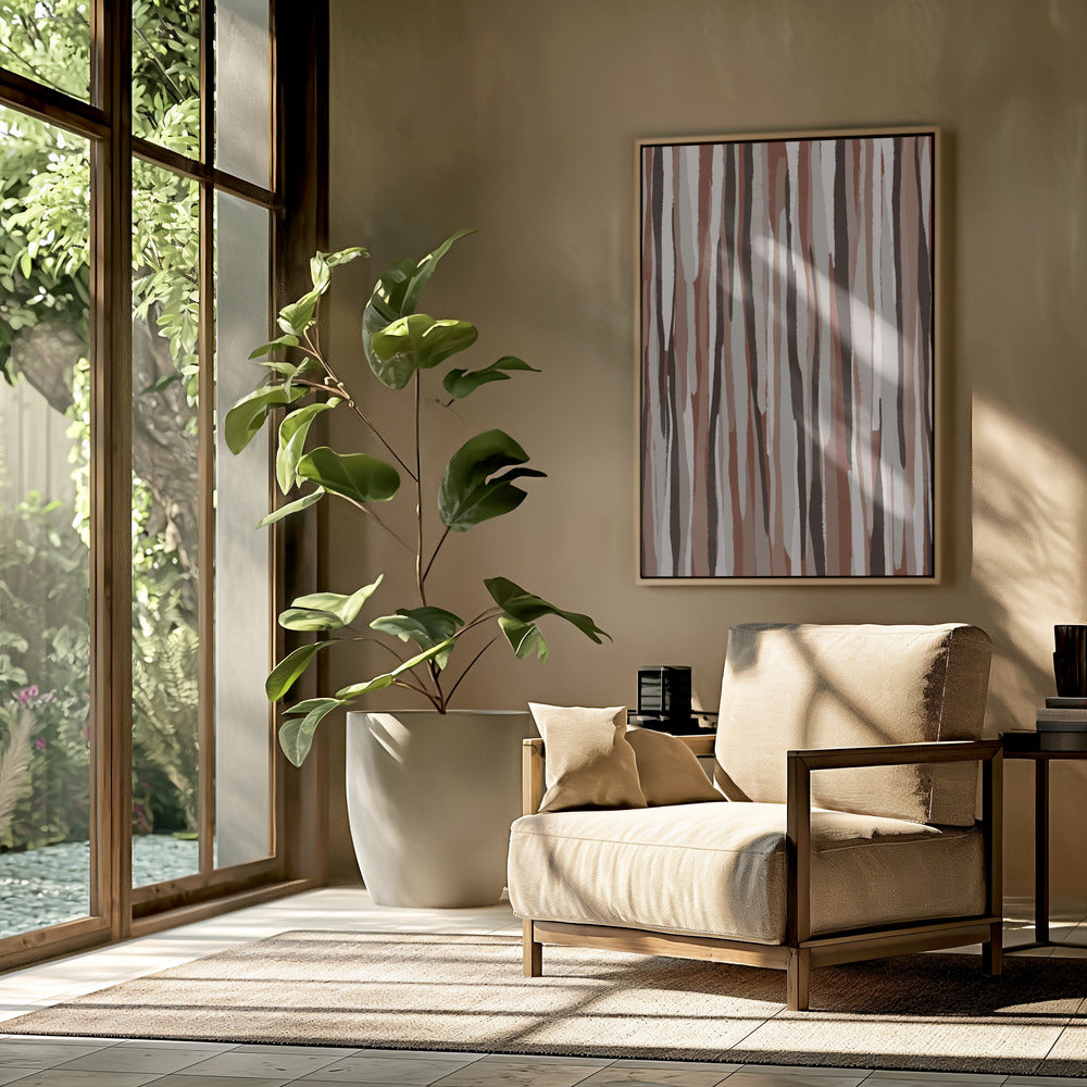 Vertical Earth Tones | Poster