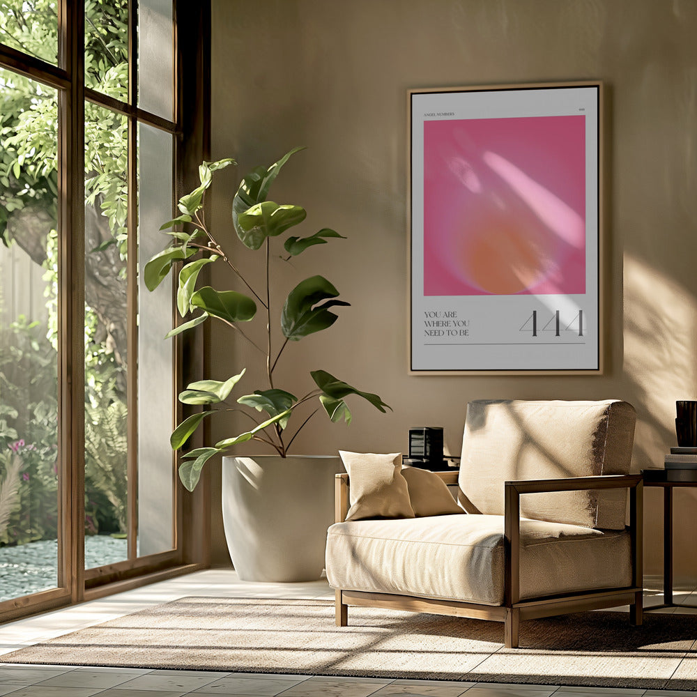 Gradient with Shades of Pink and Orange | Poster