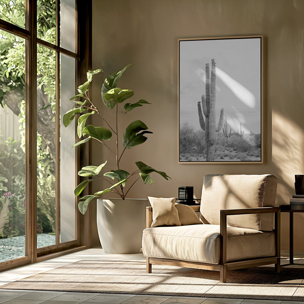 Saguaro B&W | Poster