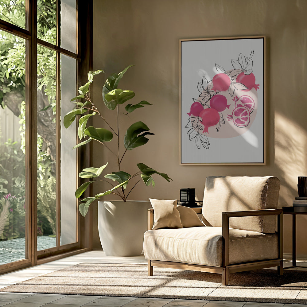 Fathia pomegranates | Poster