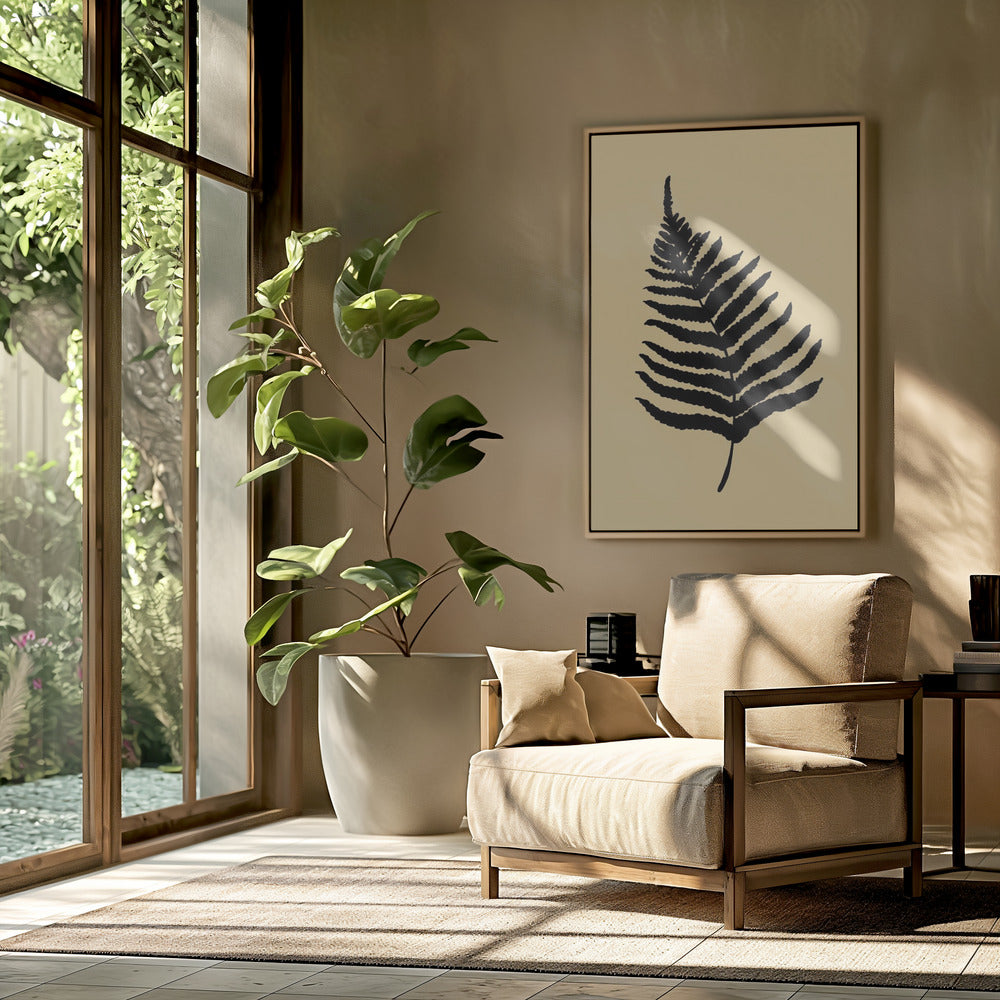 Fern 02 Yellow | Poster