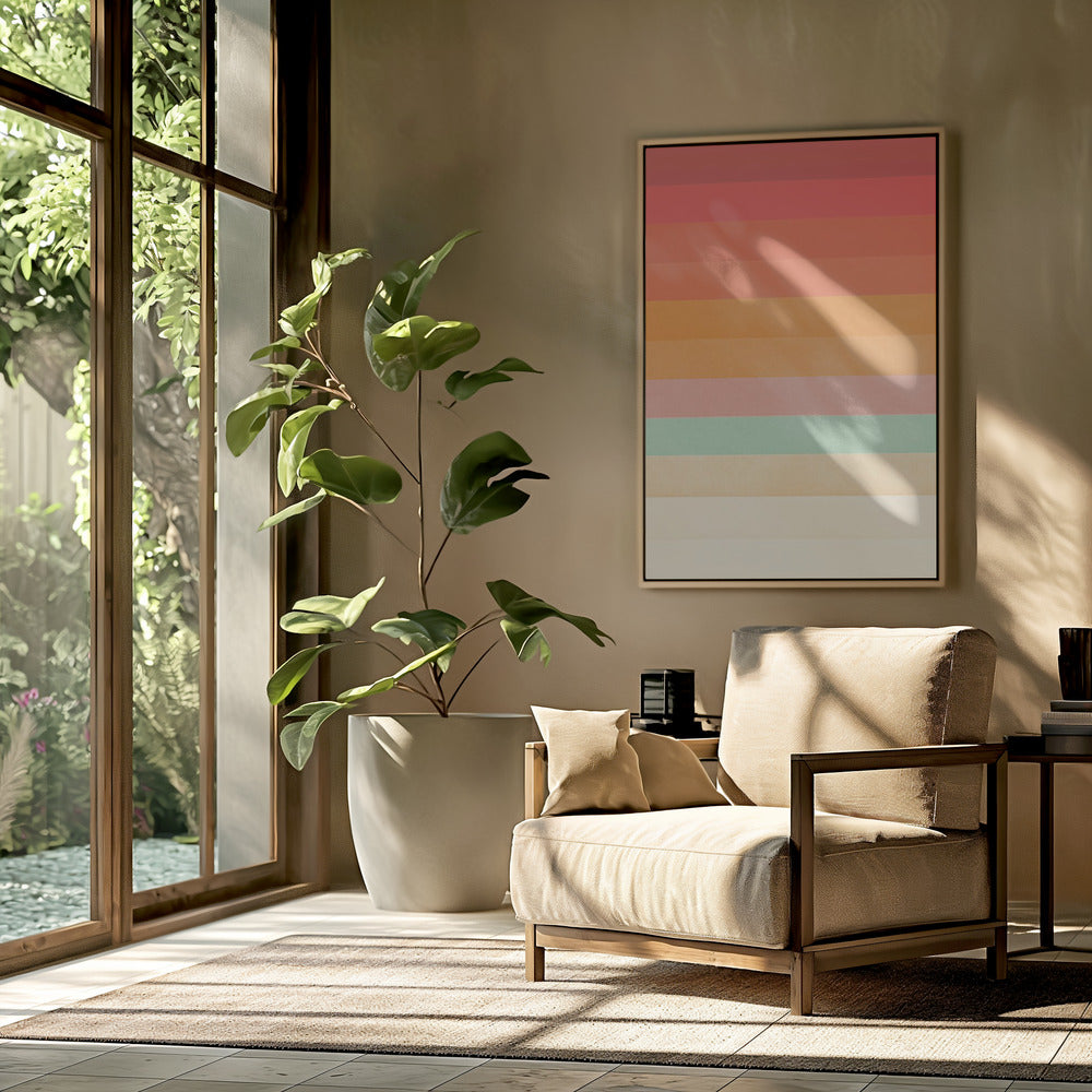 Rainbow Chevrons | Poster