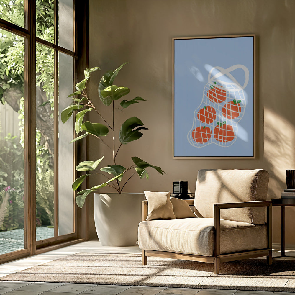 Tomatoes in Mesh | Poster