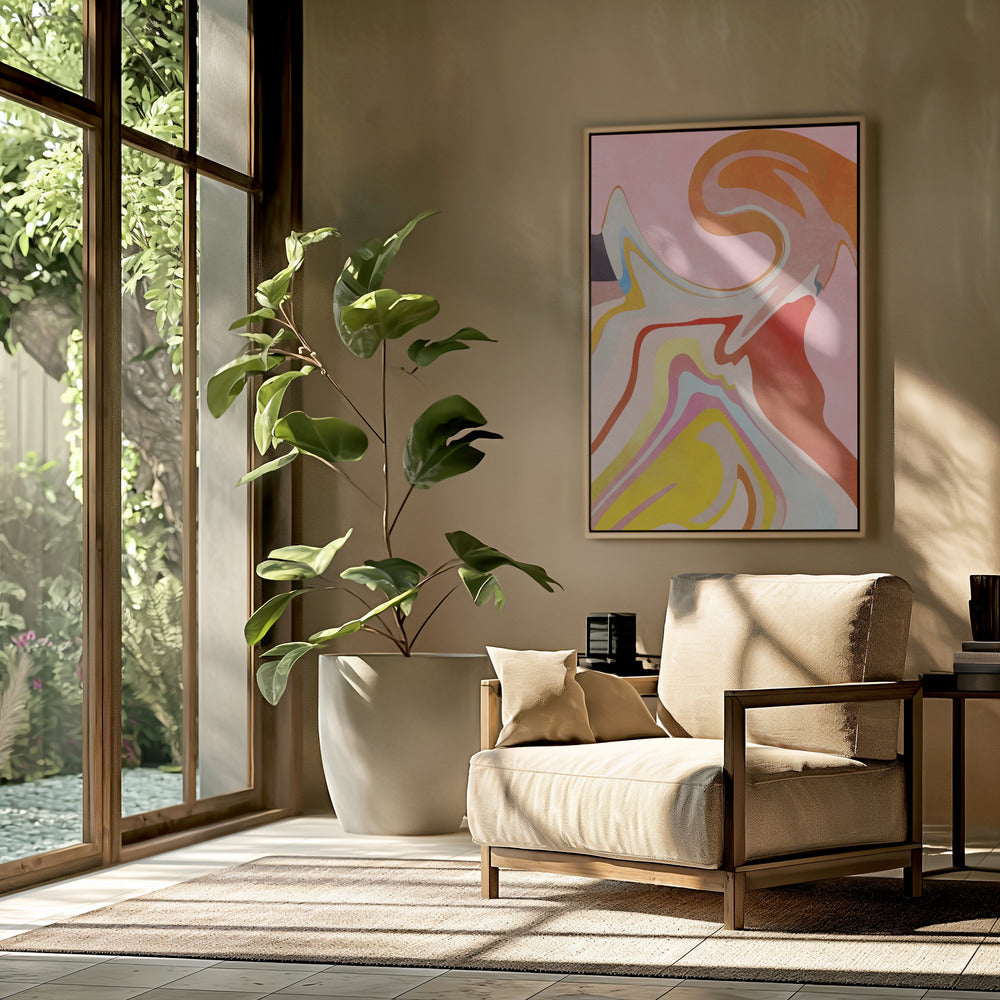 Organic Bauhaus Waved2 | Poster