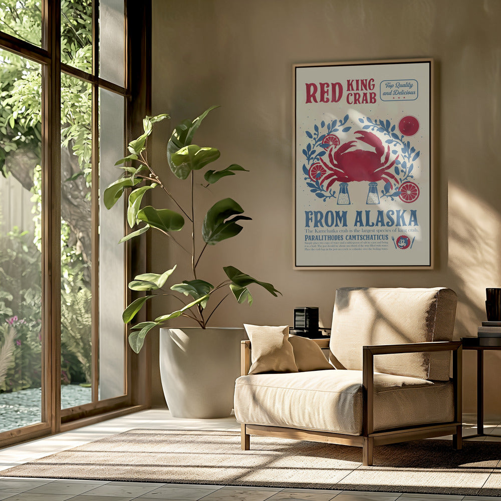 Crab kitchen print | Poster