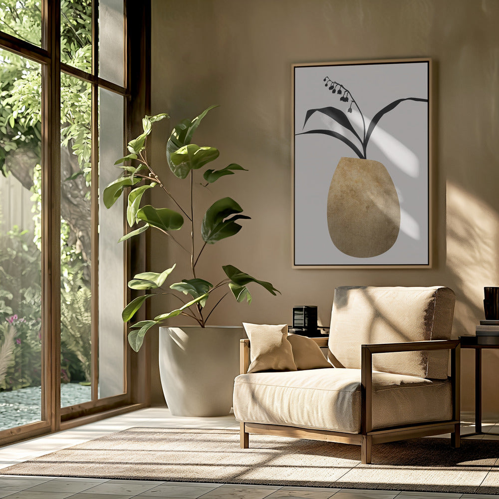 Water Lilies Gold | Poster