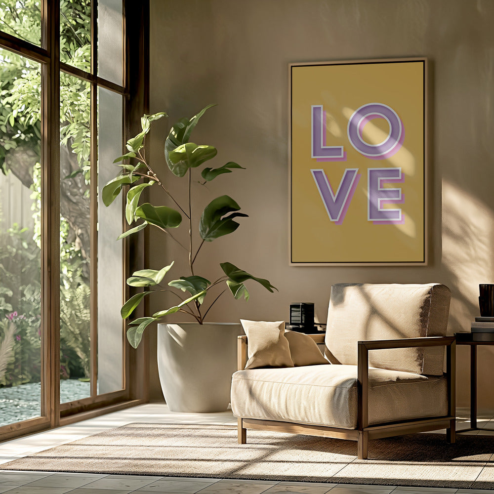 Bold Love Typography | Poster