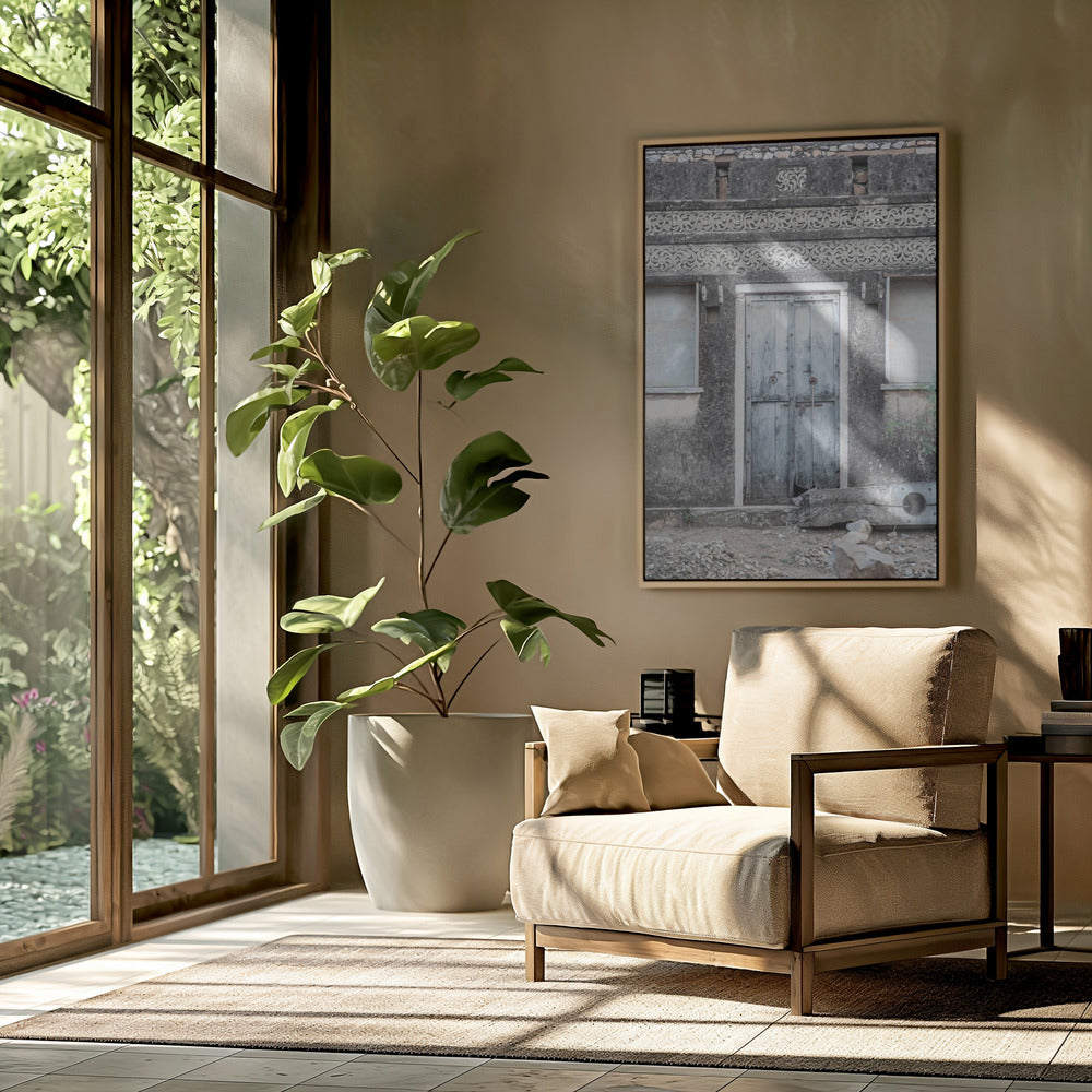 Faded Elegance Door | Poster