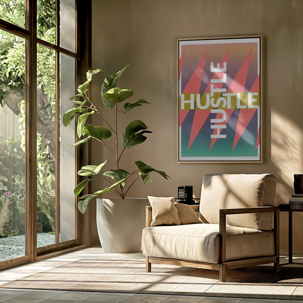 Colorful Hustle Vibes | Poster