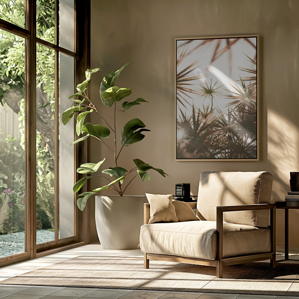 Abstract Beauty Of Spiky Plant | Poster