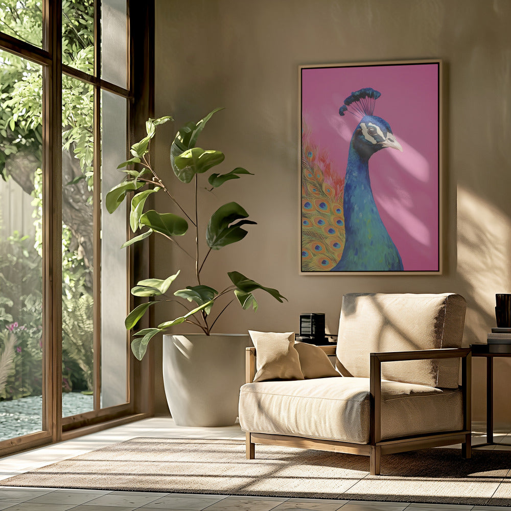 Peacock's Vibrance | Poster