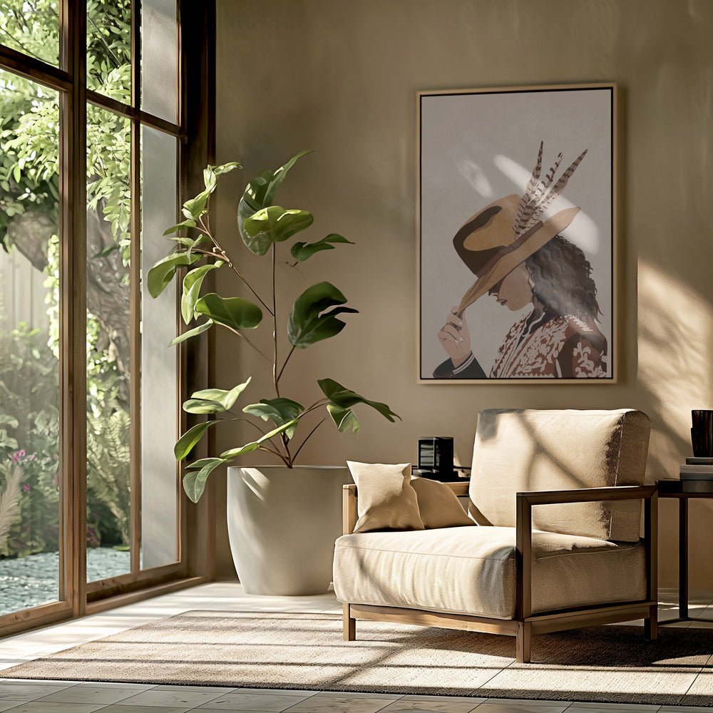 Feathered Elegance | Poster