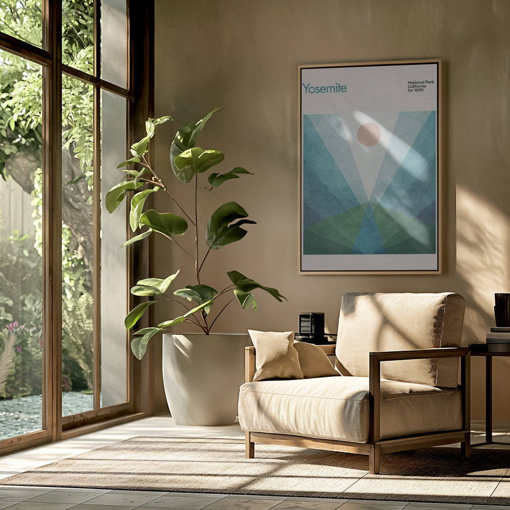 Geometric Sunrise | Poster