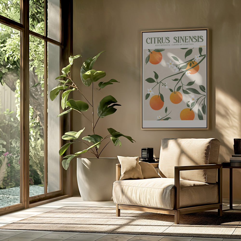 Orange Elegance | Poster