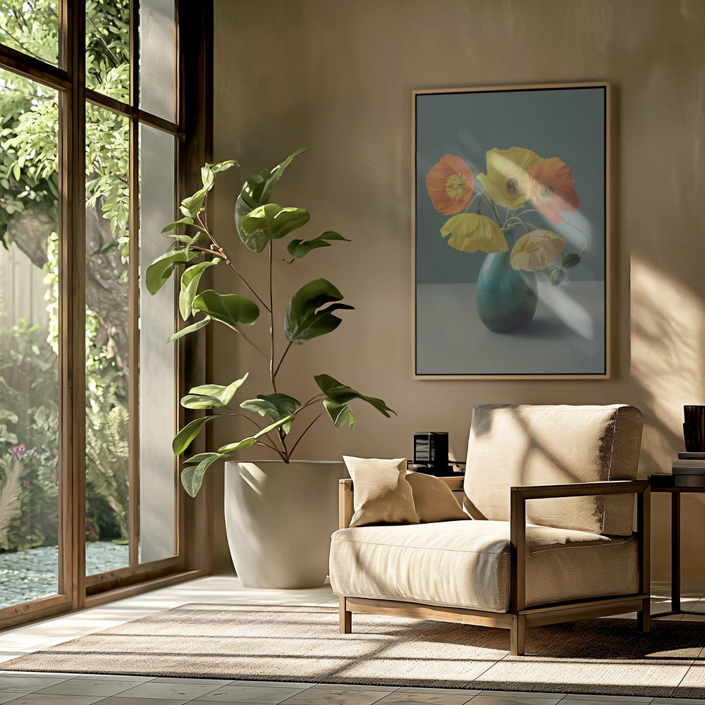 Icelandic Poppy Still Life | Poster