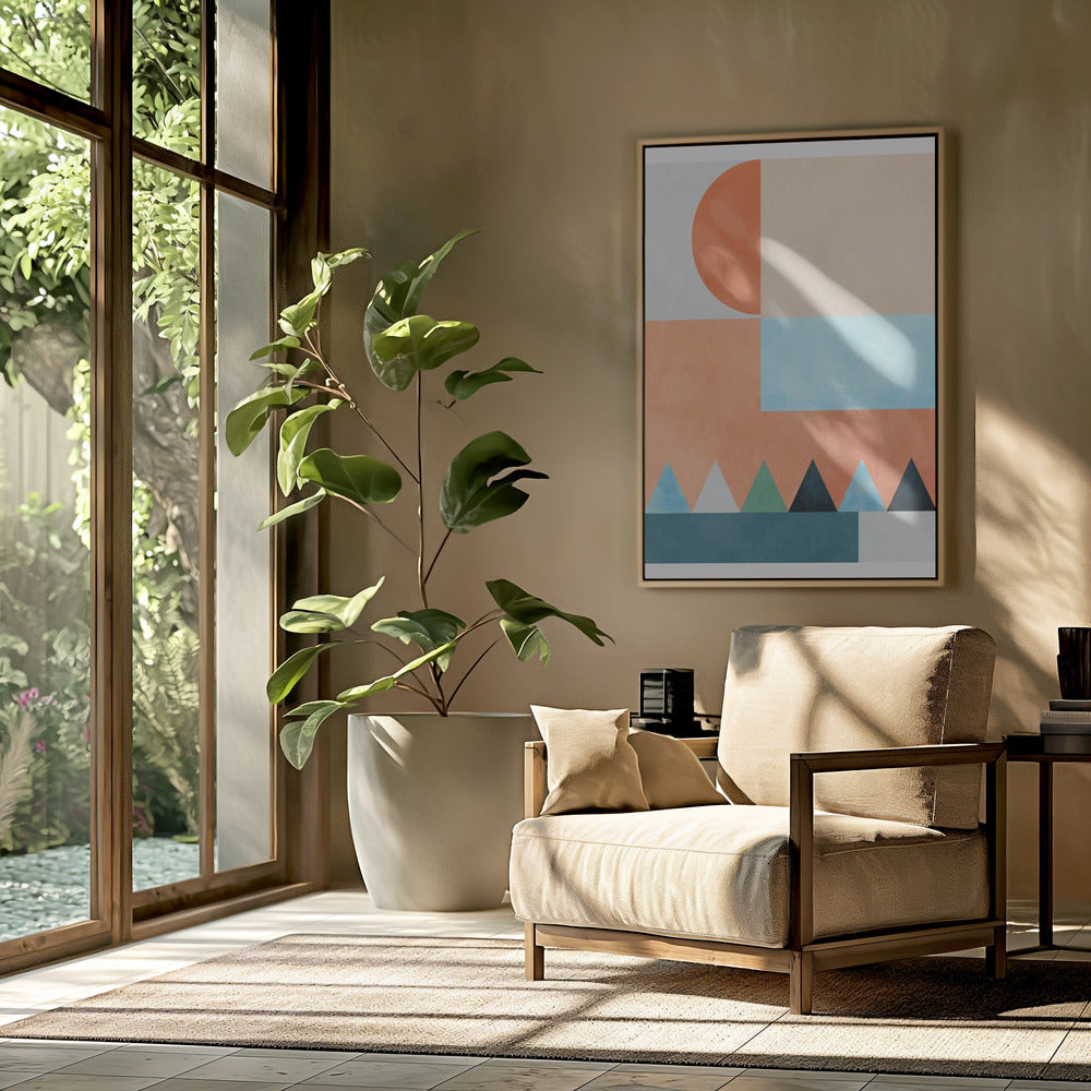 Spaces Bleu Dreieck | Poster
