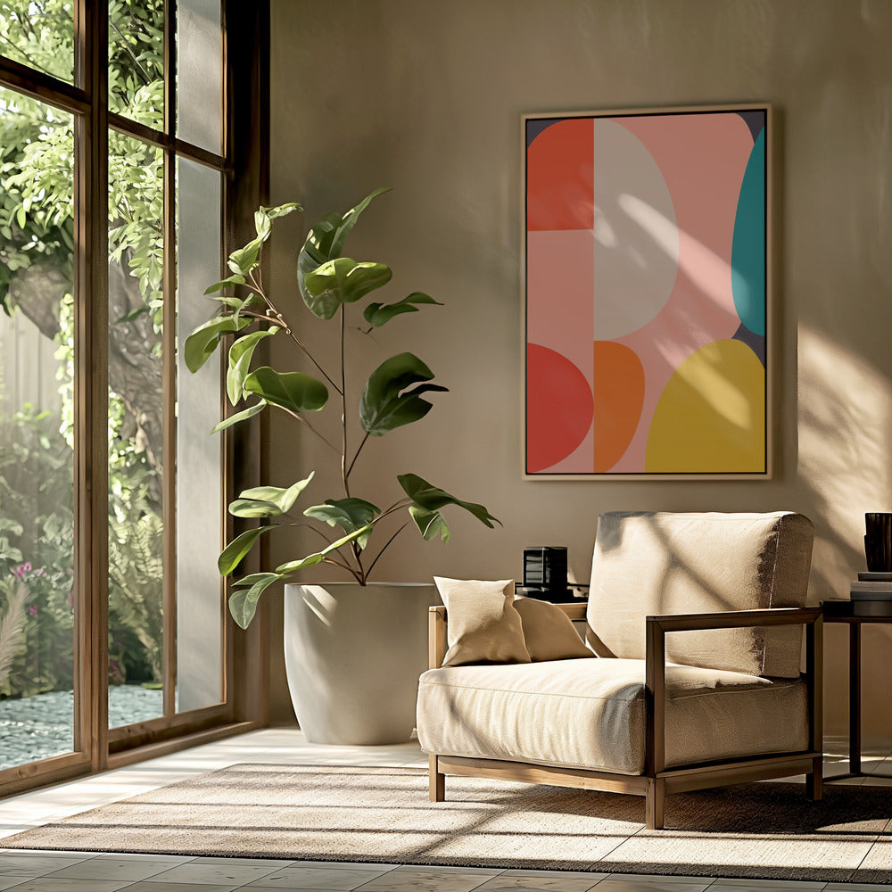 Mid Century Pastel 14 | Poster