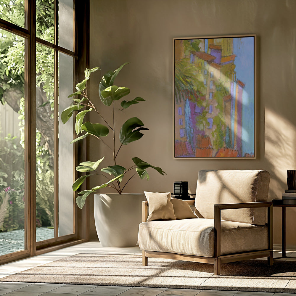 Sunlit Balconies | Poster